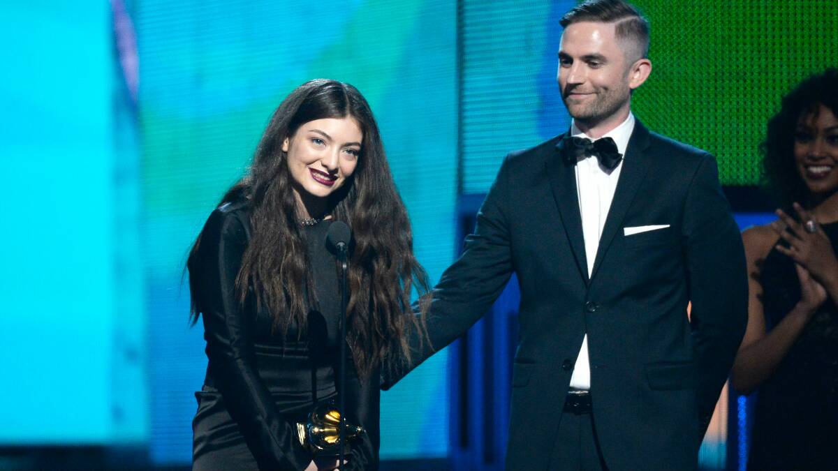 Kiwi Lorde and co-writer Joel Little won Song of the Year for Royals. Picture: GETTY IMAGES