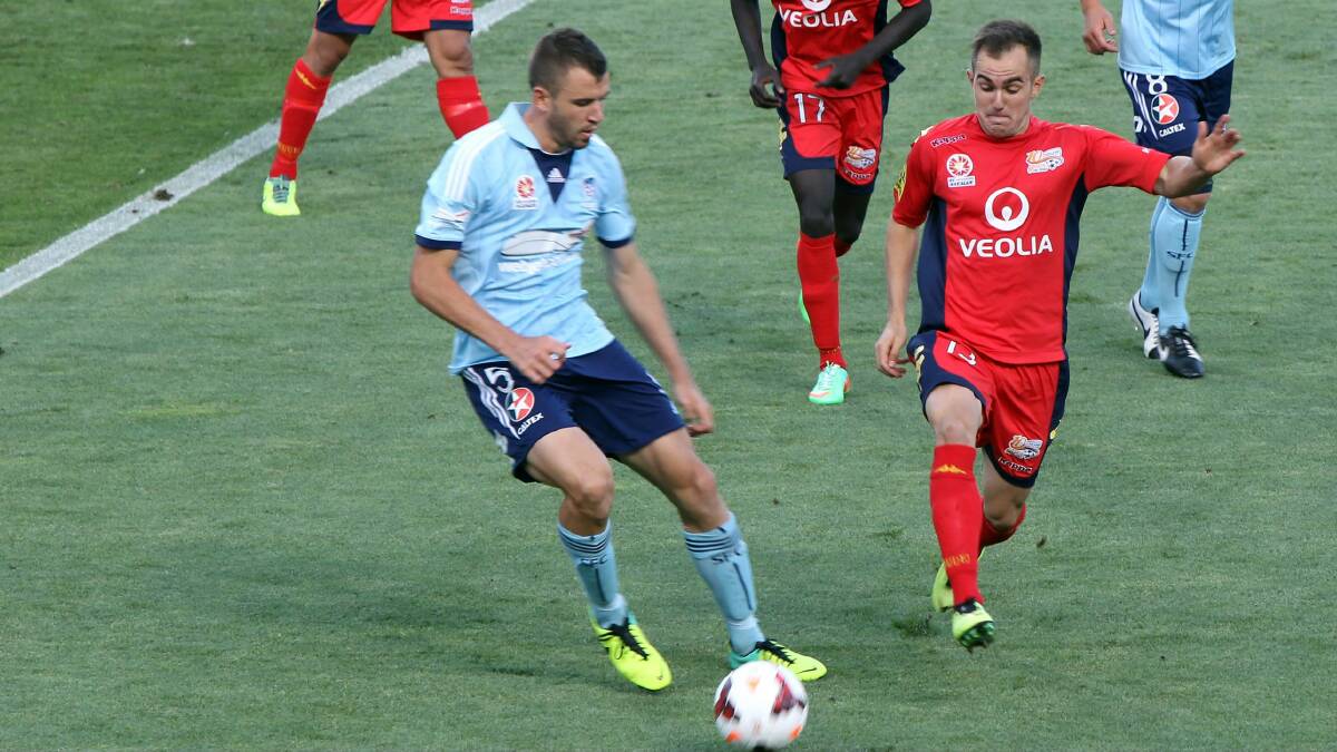 Sydney FC defender Matt Jurman's future is yet to be resolved. Picture: GETTY IMAGES