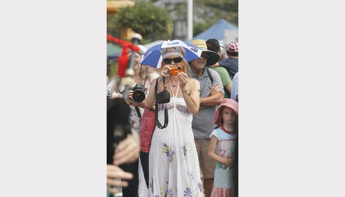Enjoying the Australia Day celebrations at Wollongong Harbour. Pictures: DAVE TEASE