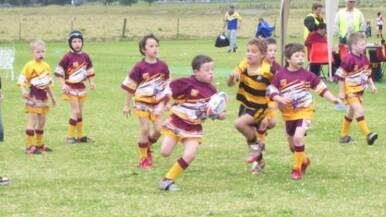 Jayden Milligan: Rugby league, Shellharbour Sharks U8s, 13-years-old (photo taken at age of eight)