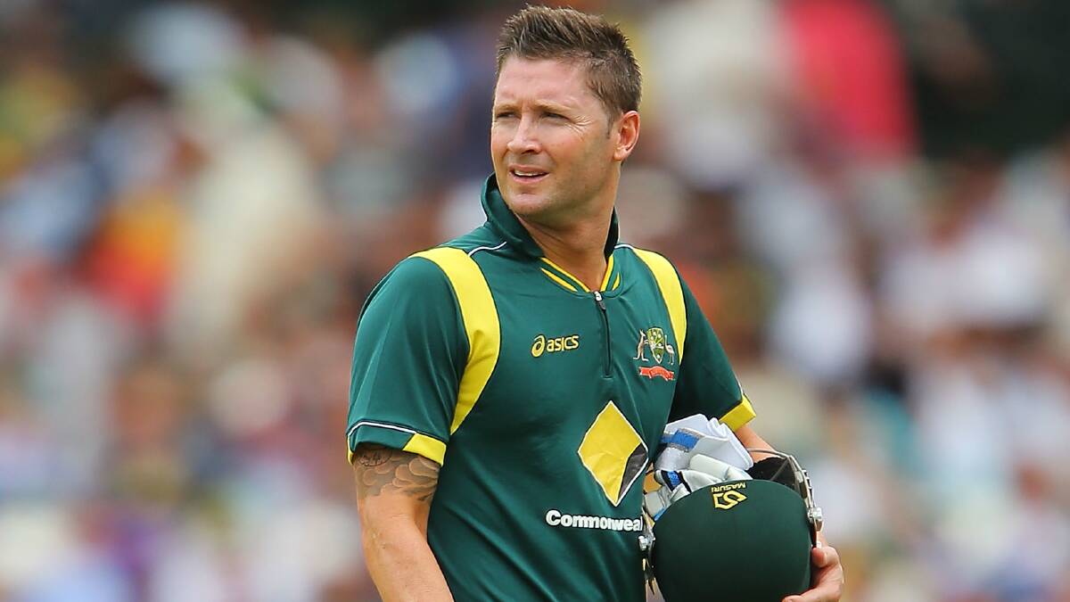 Michael Clarke's use of a decision review has been backed. Picture: GETTY IMAGES