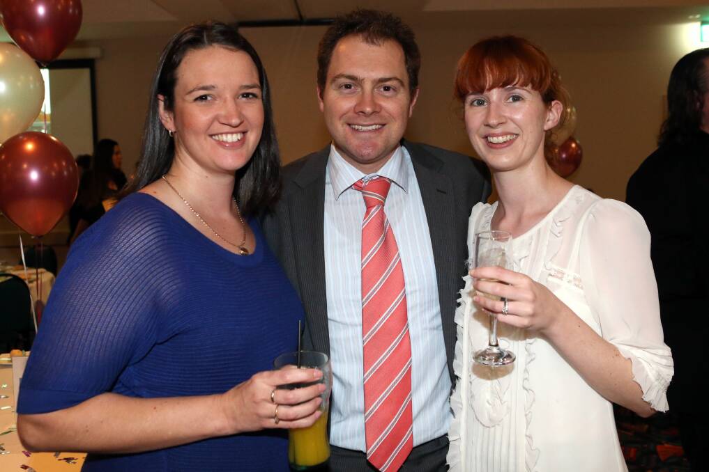 Michelle Weight, Darren Chennell and Catherine Geenty. Picture: ADAM McLEAN