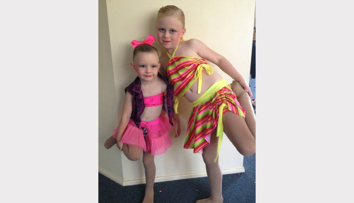 Ella and Lilly Ryan: Dance, preparing for their concert at All That Jazz