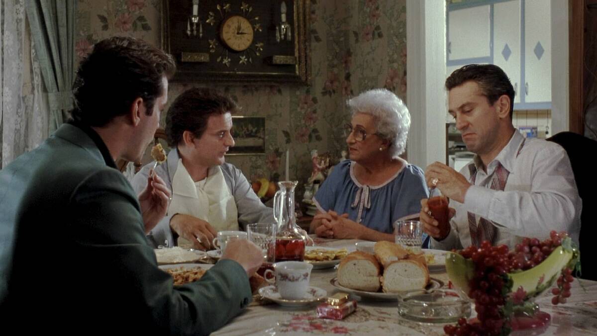 Goodfellas is one of the films nominated by food world luminaries for having Oscar-worthy cuisine scenes.