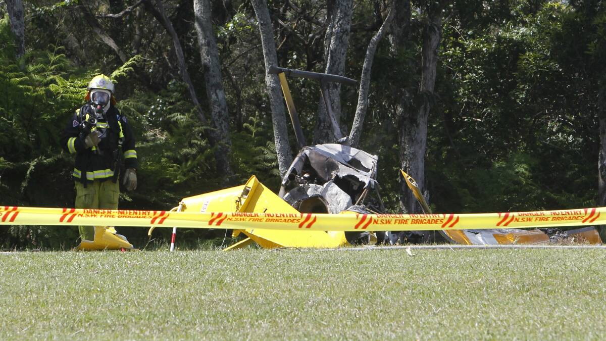 PHOTOS: Four dead after helicopter crash at Bulli Tops