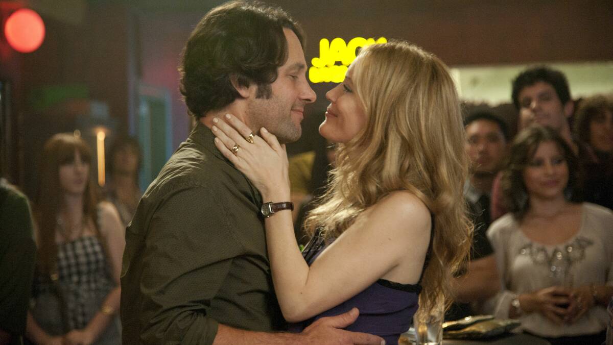Paul Rudd and Leslie Mann in a scene from the film.