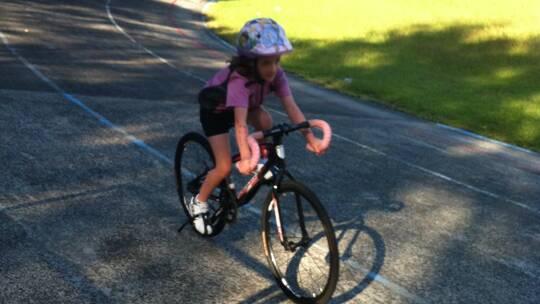 Georgie Dolan: Cyclist, seven-years-old