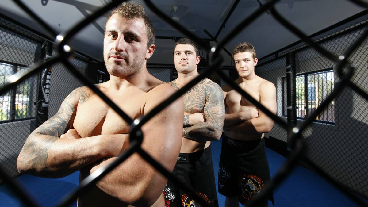 Alex Volkanovski, Craig Martin and Blake Stage will front up at Shoalhaven. Picture: DAVE TEASE