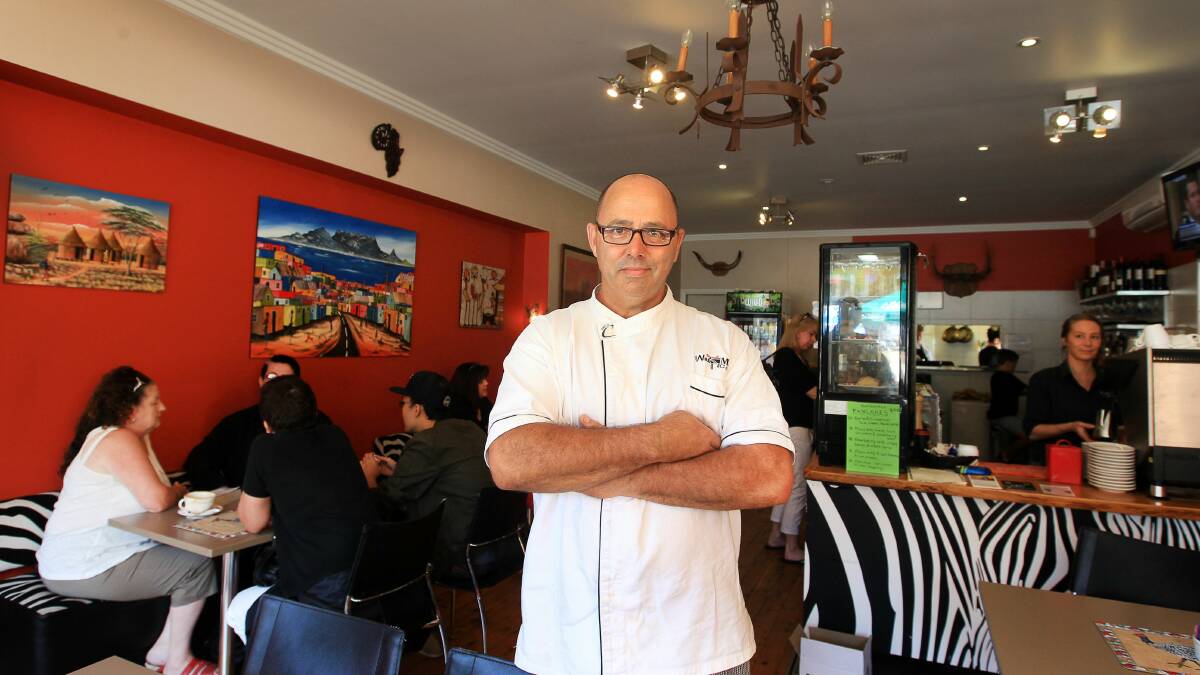 Head chef Wouther Debbes at the Wild Moose cafe in Wollongong. Pictures: SYLVIA LIBER