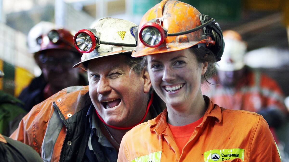 Women are still a rarity in the mining industry. 