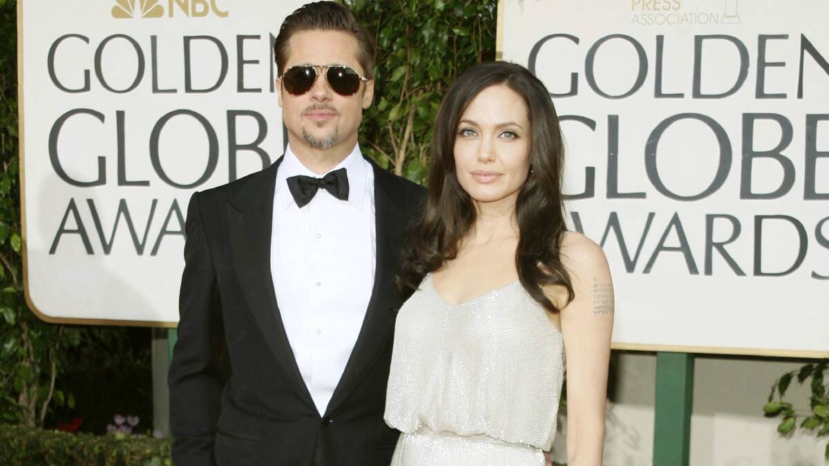 Brad Pitt and Angelina Jolie in 2009. Pictures: GETTY IMAGES, REUTERS