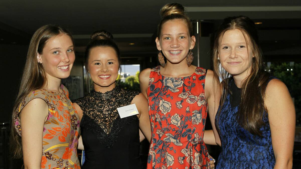 Lilly Bennett, Tiarne Petrovich, Maudie Skyring and Emma McCurry.