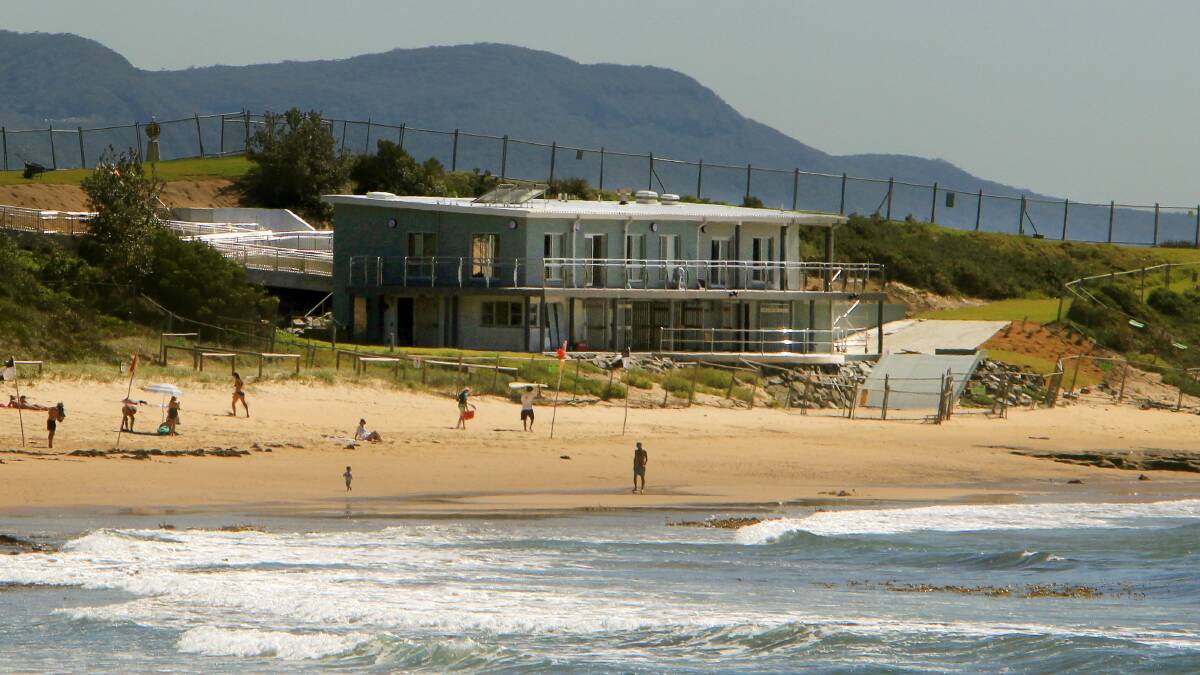 Refurbishment of Sandon Point Surf Club’s premises is near completion. Picture: SYLVIA LIBER