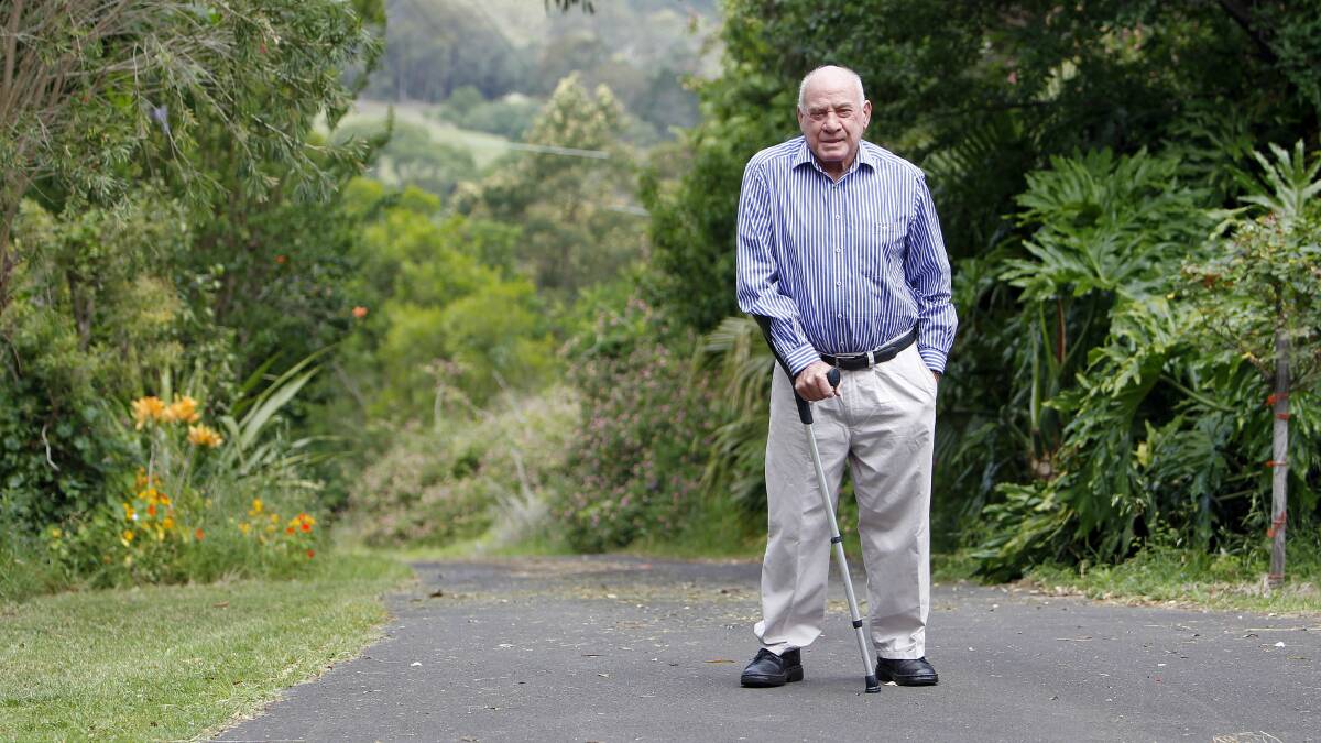 Colin Hollis was worried by DVT risk from flying after surgery. Picture: ANDY ZAKELI