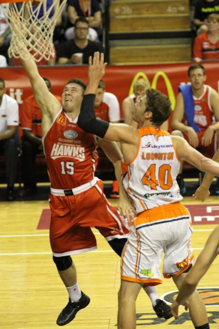 The Hawks vs Taipans at the WIN Entertainment Centre. Picture: GREG TOTMAN