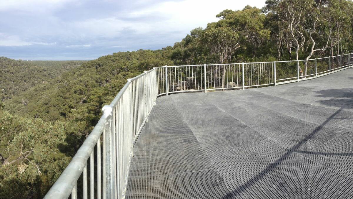The O’Hares Creek Lookout.