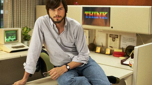 First look at Two and a Half Men actor Ashton Kutcher as Steve Jobs.