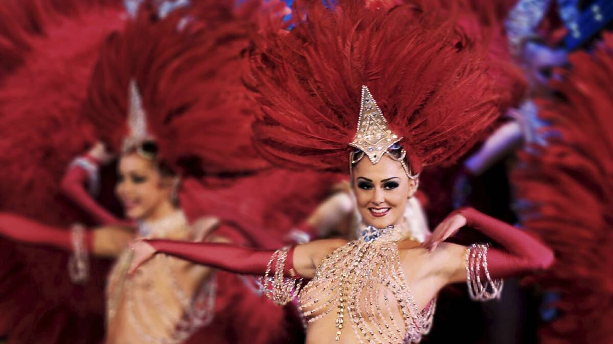 Former Wollongong girl Laura Watchorn loves being a Moulin Rouge dancer. 