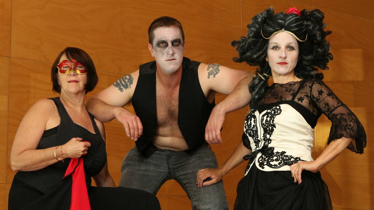 Cabaret of Broken Dreams performers Judy Stubbs, Tim Storer and Linda Meyns.