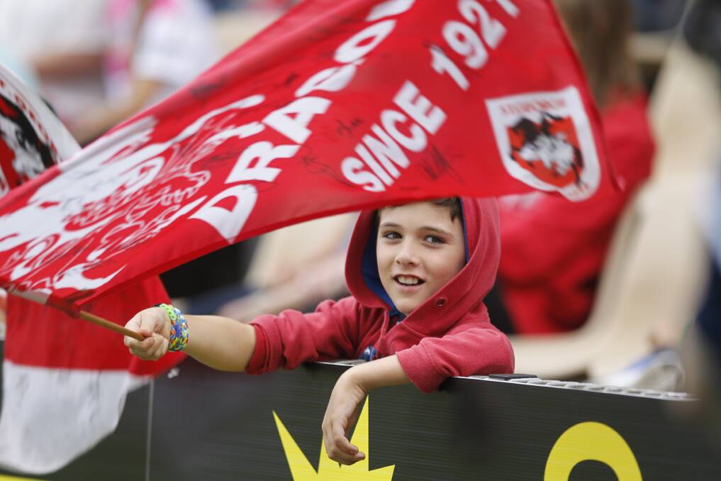 St George Illawarra Dragons v South Sydney Rabbitohs at WIN Entertainment Centre. Picture: CHRISTOPHER CHAN