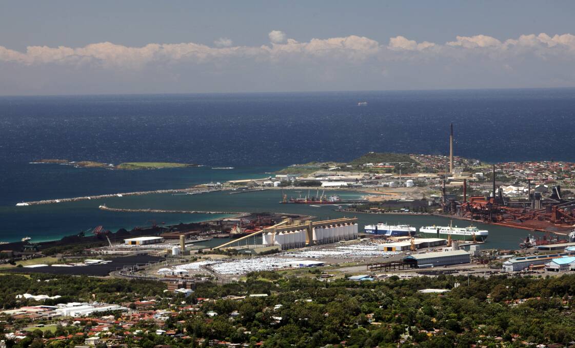 Port Kembla Harbour. Picture: KIRK GILMOUR