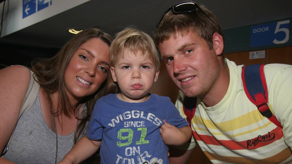 Blake and Brooke Worner with Flynn, 22 months.
