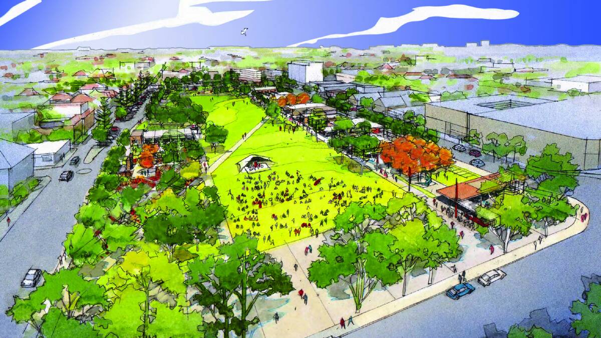 An artist's impression of the proposed MacCabe Park development.