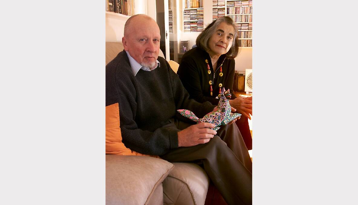 Professor John Steinke with his wife Carmelita. 