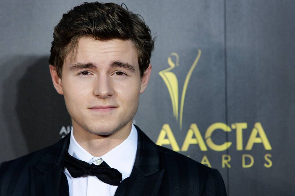Callan McAuliffe arrives at the AACTA Awards. Picture: GETTY IMAGES