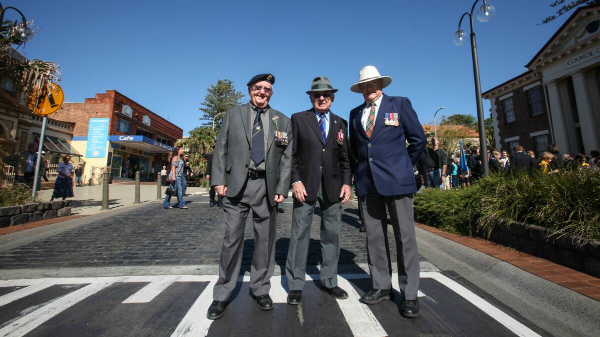 Kiama's Anzac Day march and ceremony. Pictures: DYLAN ROBINSON