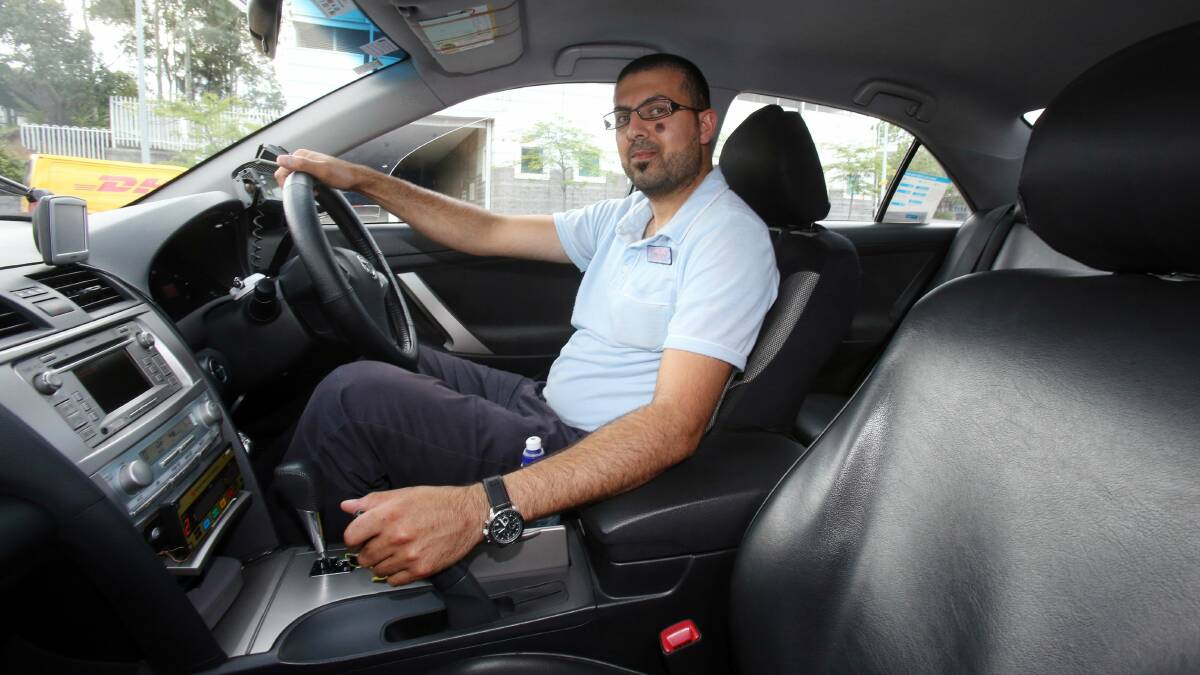 Unanderra taxi driver Mousa Sawan. Picture: ROBERT PEET