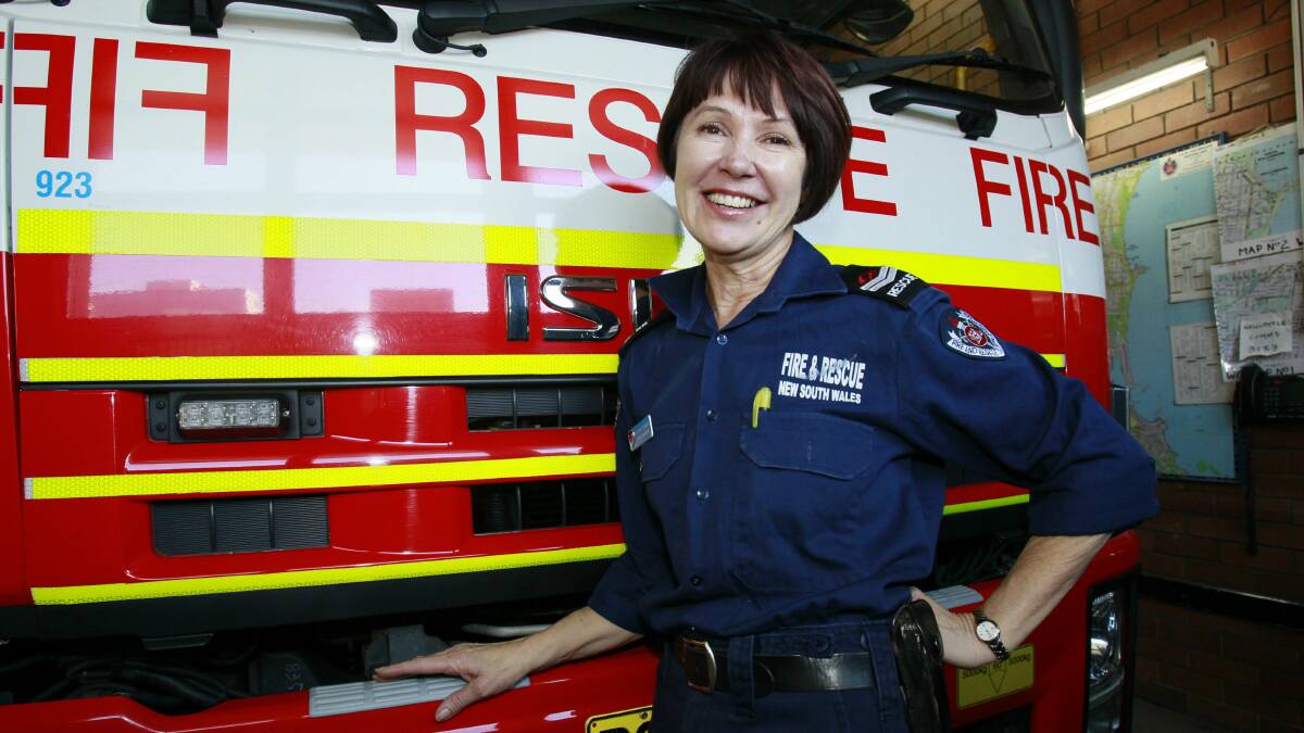 Cathryn Dorahy encourages women to consider firefighting careers.