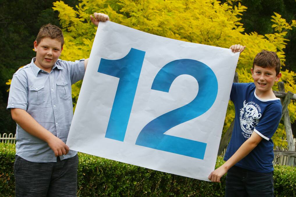 Twins Jackson and Harrison are 12 today. Picture: KEN ROBERTSON