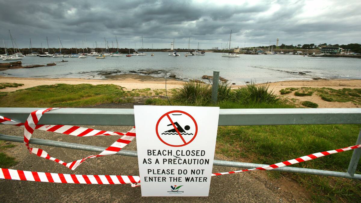 Test confirms raw sewage in Wollongong Harbour