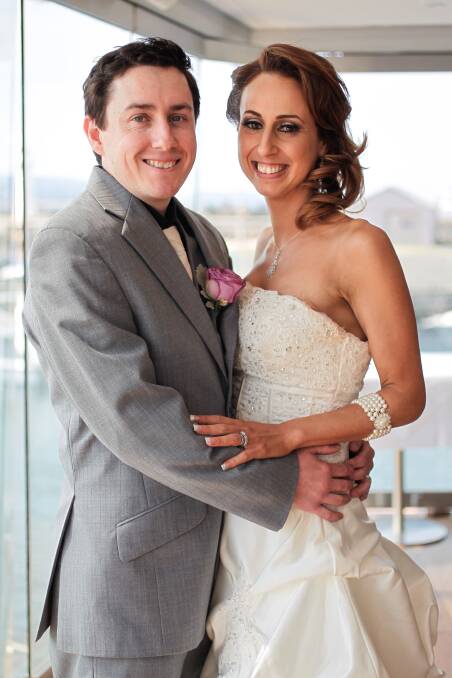 October 18: Amanda Cachia and Sean Gorman were married at Market Square Gardens, Wollongong.