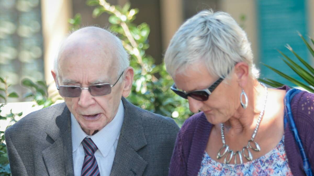 Peter Welch at Wollongong Court for the trial of his adoptive son, Matthew Welch. Picture: ADAM McLEAN