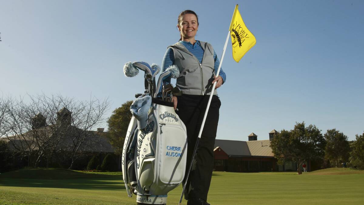 Cherie Alison has amended her work schedule to enable her to play golf again after retiring in 2008.