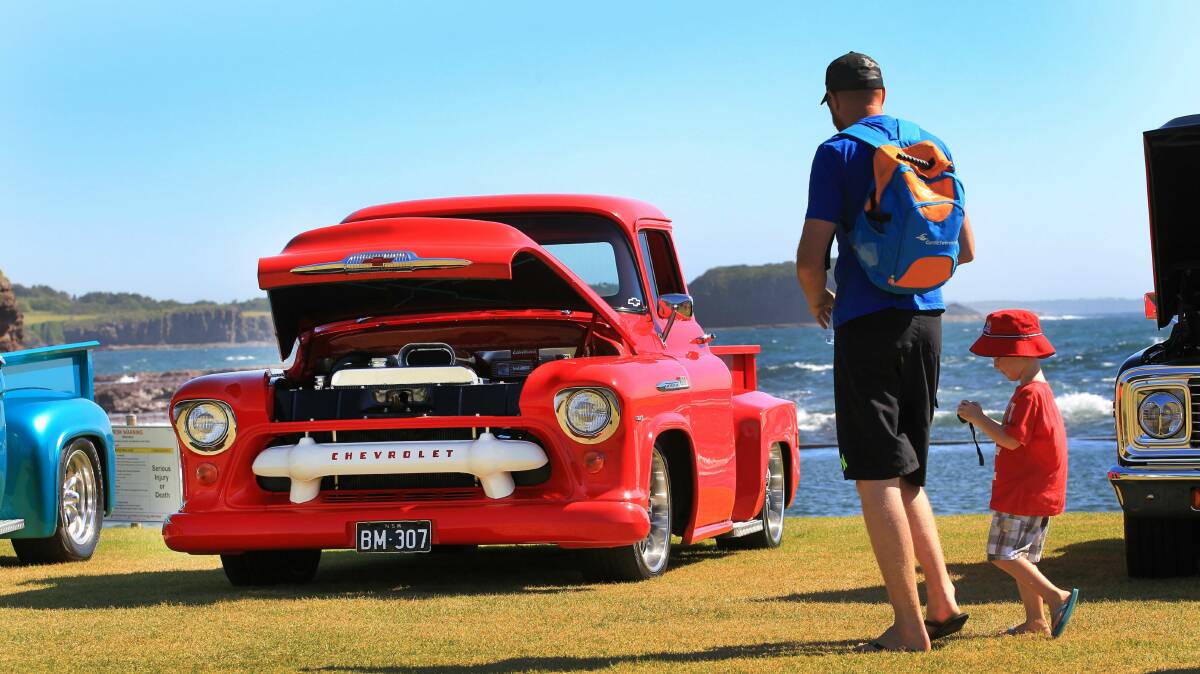 This Chevrolet truck gave passers-by cause to pause at the South Coast Showdown. Picture: ORLANDO CHIODO