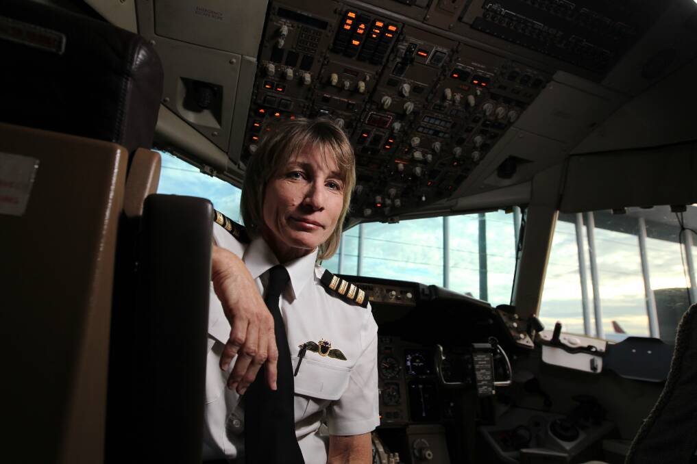 Scarborough’s Sharelle Quinn was the first female captain at Qantas.  Picture: JANIE BARRETT