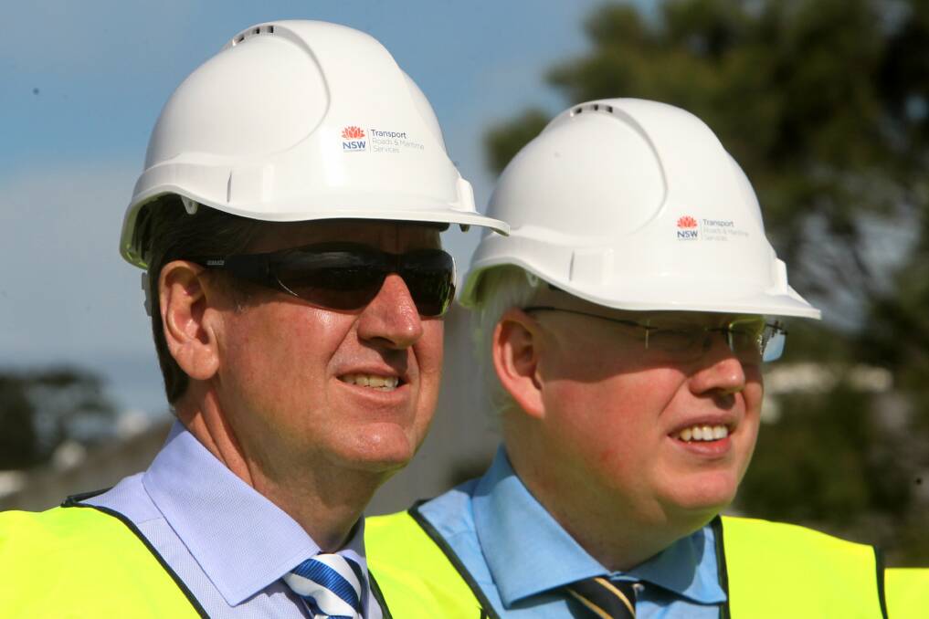 Barry O'Farrell and Kiama MP Gareth Ward.