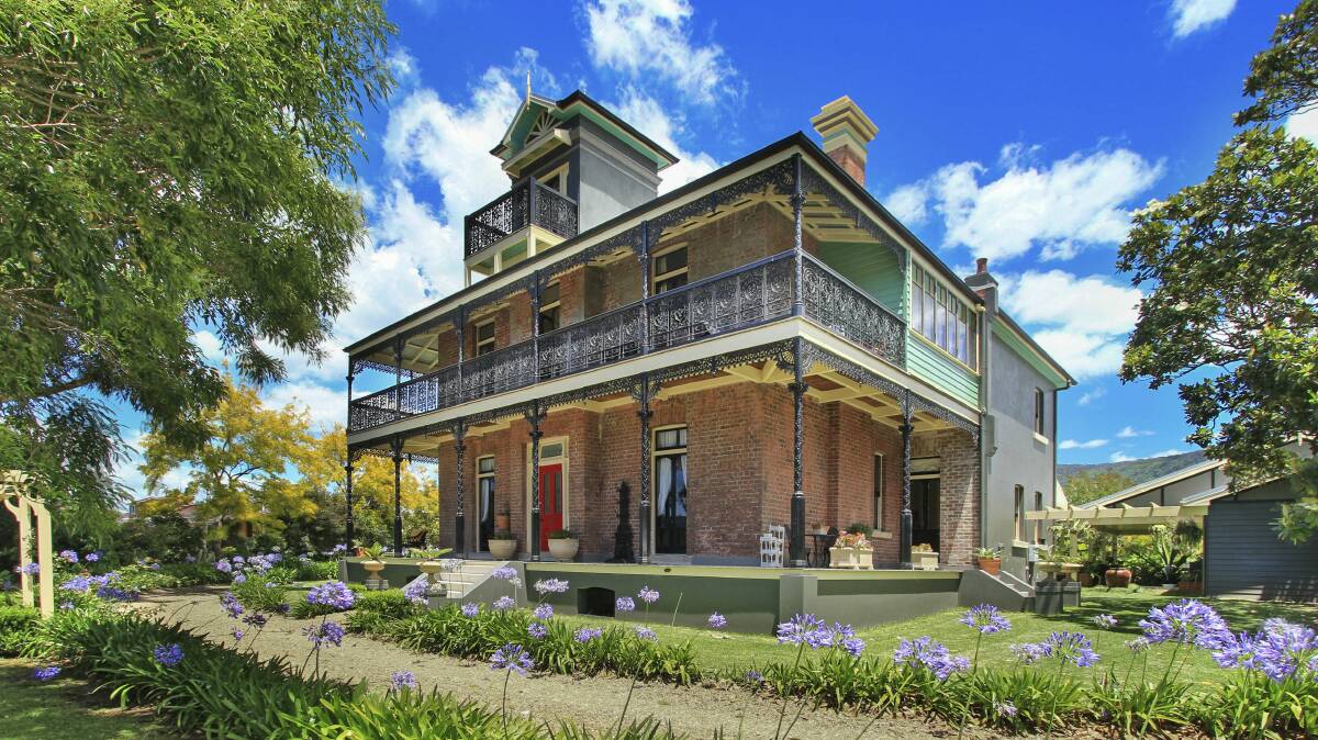 Wilgedene presents many original late-Victorian Italianate features in a home brought back from dereliction by the vendors. 
