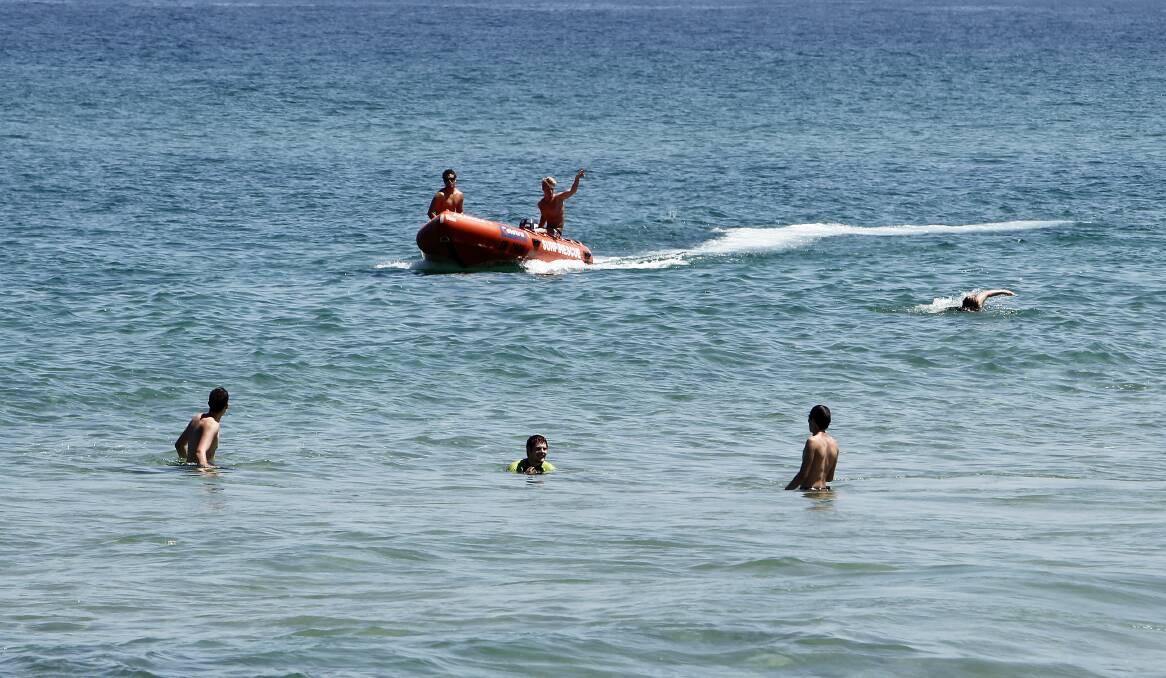 GALLERY: Shark alert at Port Kembla Beach