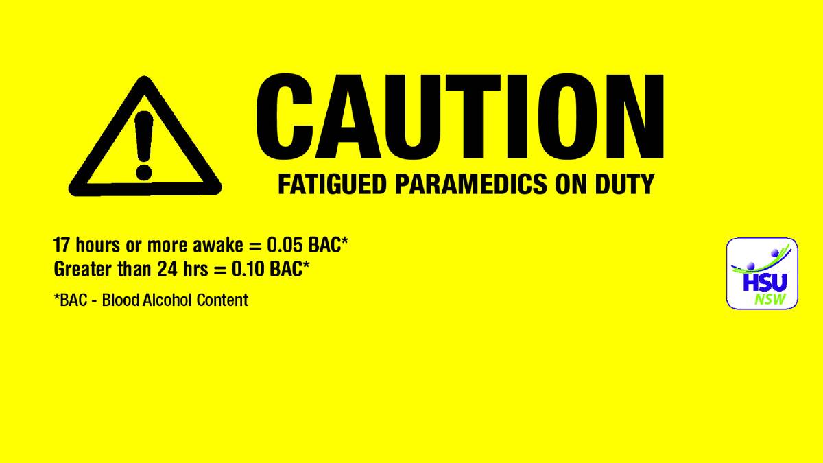 A bumper sticker warning patients of the risks.