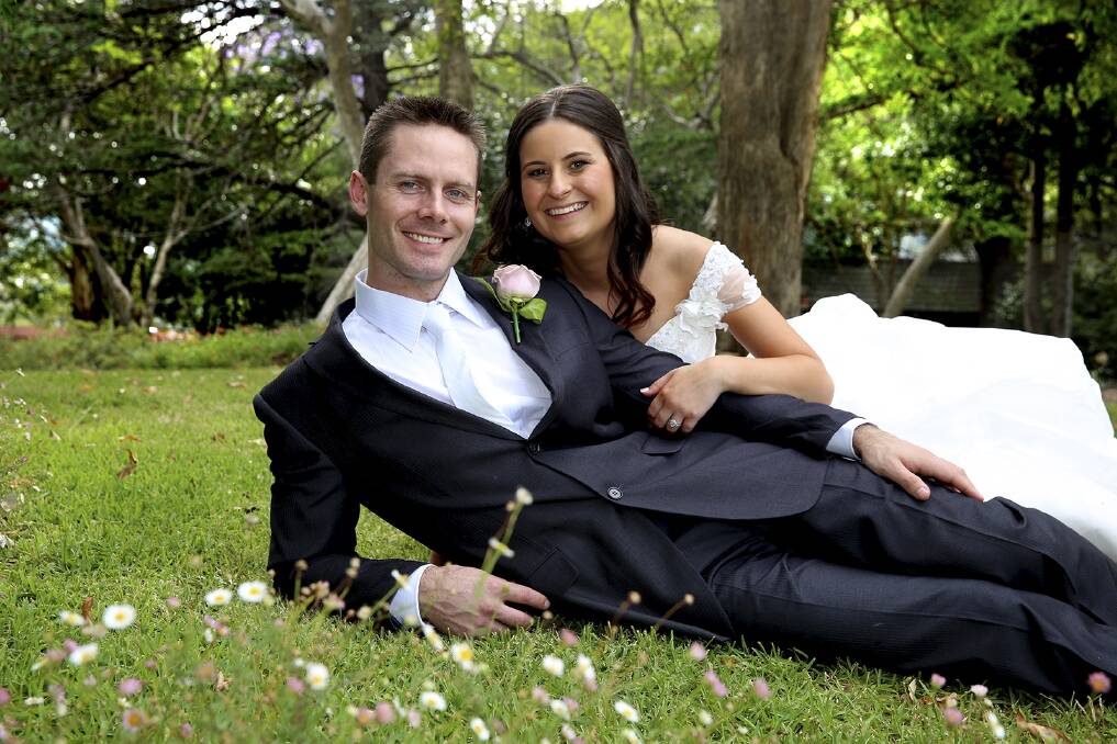 November 2: Angelina Krstanoska and Tye McCarthy were married at Edmund Rice Chapel, Keiraville.