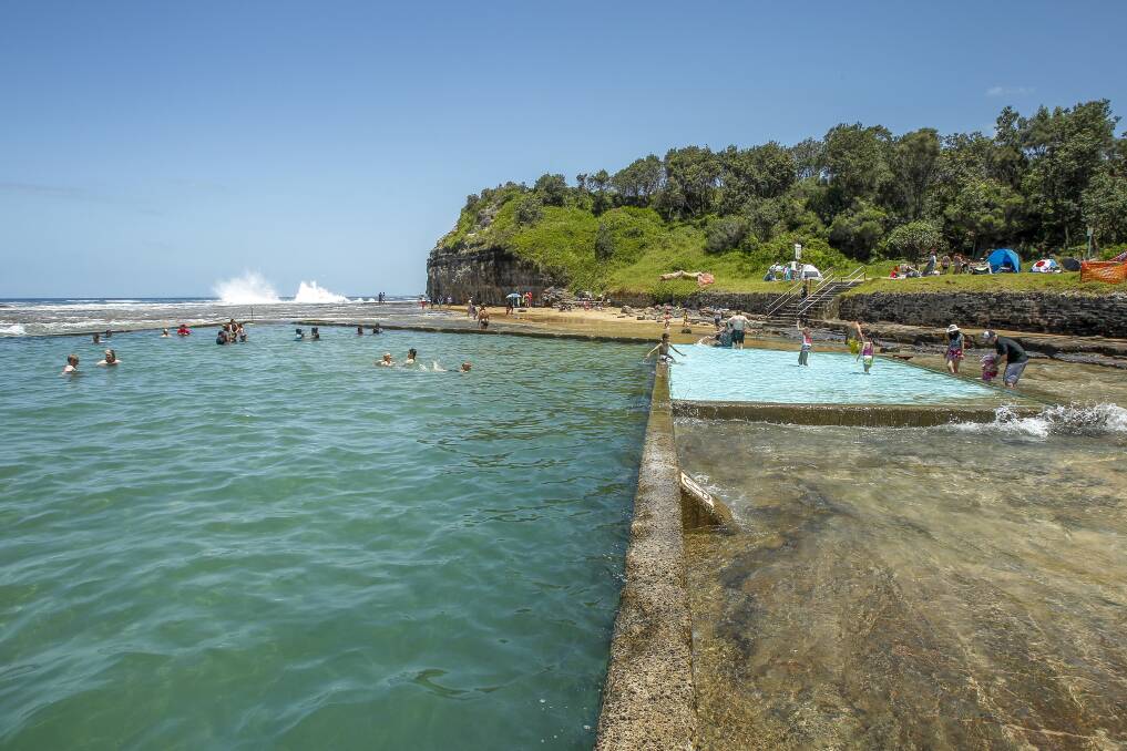 Wombarra rock pools. Picture: Christopher Chan