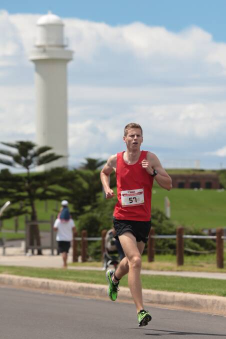 Competitors take part in the Trithegong KidzWish Fun Run at Wollongong. Picture: ADAM McLEAN