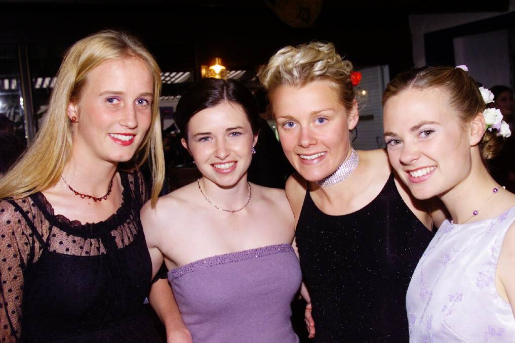 Smiths Hill High, 2000: Bethany Comer, Michelle Cheetham, Bronwyn Sim and Kate Dombkins.