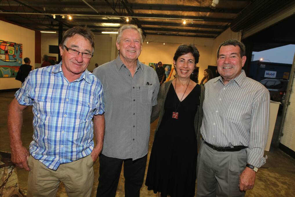 Stuart Baikie, Terry Churchin, Susan Fawaz and David Donnell at Project Art Space.
