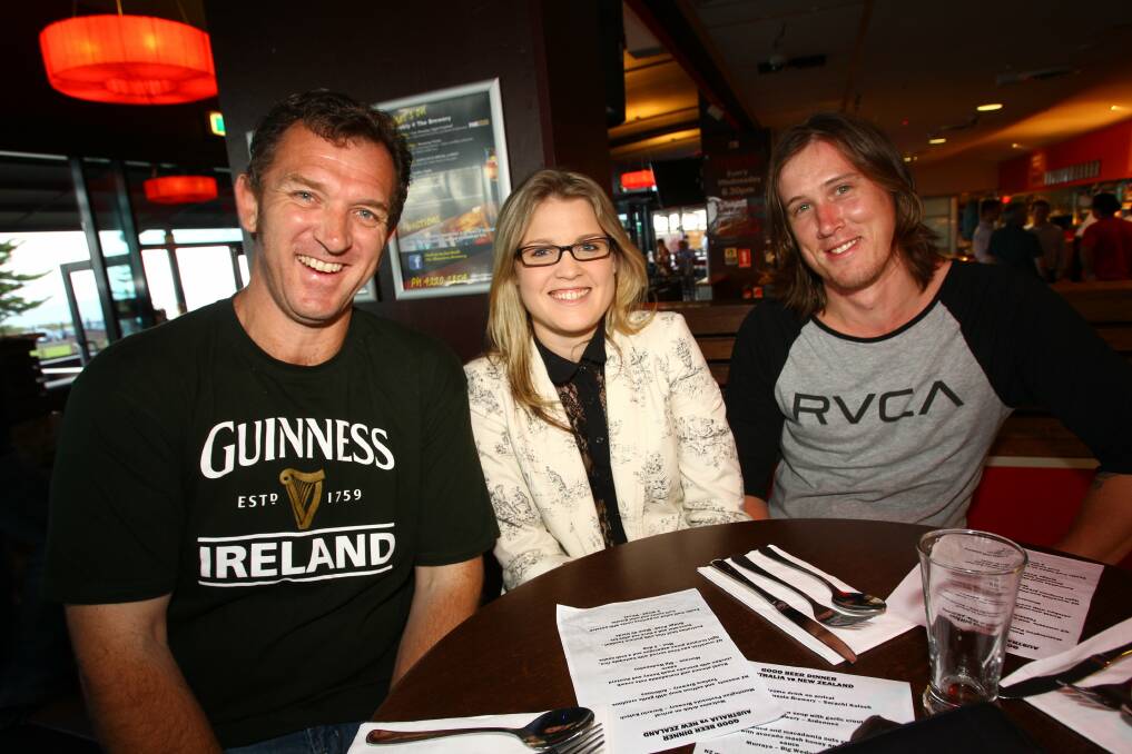 Brendan Corr, Catherine Sutherland and Jack Cowling.