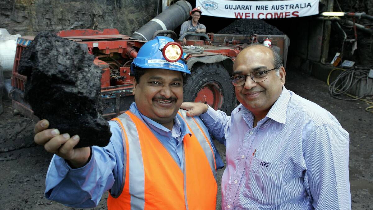 Gujarat NRE chairman Arun Jagatramka and CEO Rajendra Sahay reopened the colliery in 2005.  